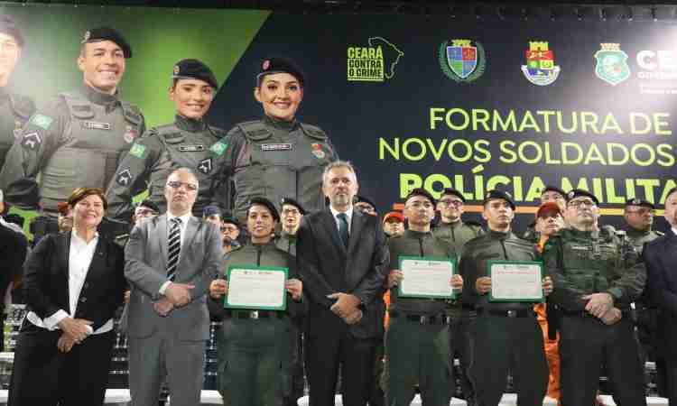 175 novos policiais militares reforçam a segurança do Ceará